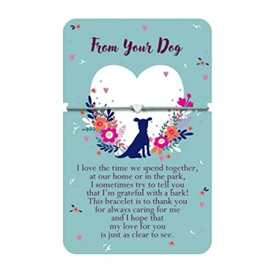 Image of Heartwarmers Sentiment Cord Bracelet From Your Dog
