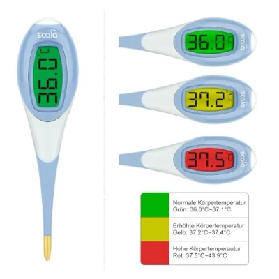Image of Scala Digital Body Thermometer SC2050 Flex Speed 10 sec Night Gold Tip