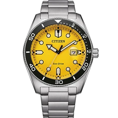 Image of Citizen Men Analogue Japanese Quartz Watch with Stainless Steel Strap AW1760 81Z