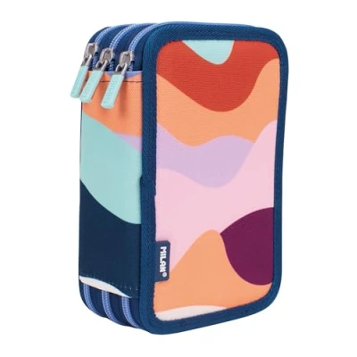 Image of MILAN® The Fun Series 3 Tier Pencil Case, Multi Colour