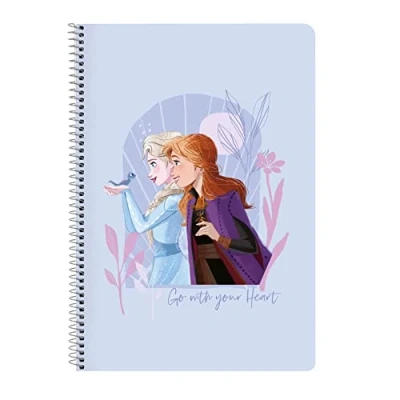 Image of Safta Folio Notebook 80 H. Frozen Believe Hard Cover