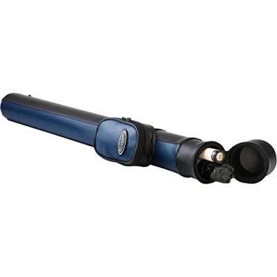 Image of Casemaster by GLD Products 51 0700 03 Q Vault Supreme Billiard/Pool Cue Hard Case, Holds 1 Complete 2 Piece (1 Butt/1 Shaft), Blue