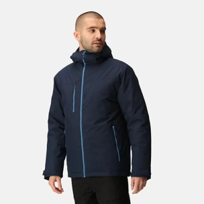 Image of Regatta Professional Men&#039;s Waterproof Navigate Insulated Jacket Navy French Blue, Size: M
