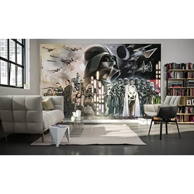 Image of Komar 028 DVD4 Star Wars Collage Wallpaper, Assorted Colours