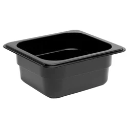 Image of Vogue Polycarbonate 1/6 Gastronorm Container 65mm Black