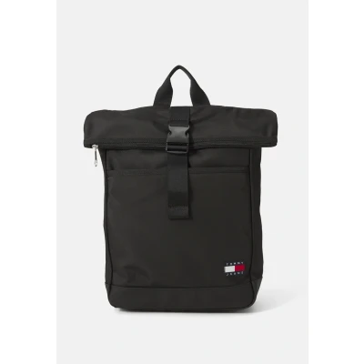 Image of Tommy Jeans Men&#039;s TJM Ess Daily Rolltop Backpack Am0Am13401, Black (Black), One Size