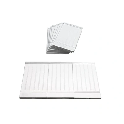 Image of Linic Proops Dolls House Wall Panels, White, Tongue and Groove, Pack of 10, 1/12th Scale (A1002) Free UK Postage