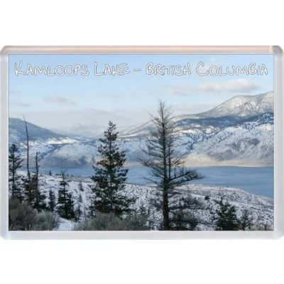 Image of Kamloops Lake British Columbia Canada Novelty Jumbo Fridge Magnet