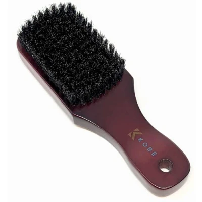 Image of Kobe Professional Bogart Men&#039;s Light Wood Club Brush Men’s Boar Bristle Hair / Beard Dark Wooden for Men &amp; Women