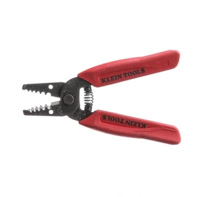 Image of Klein Tools 11049 Wire Stripper/Cutter, Made in USA, Compact, Lightweight, Hardened Steel, Precision Ground, for Stranded Wires