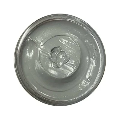 Image of Famaco 50ml Grey Light Gris Leather Deluxe Cream Polish for Boot and Shoe with Application Sponge Long Lasting Shine Protector Kit Boots Shoes