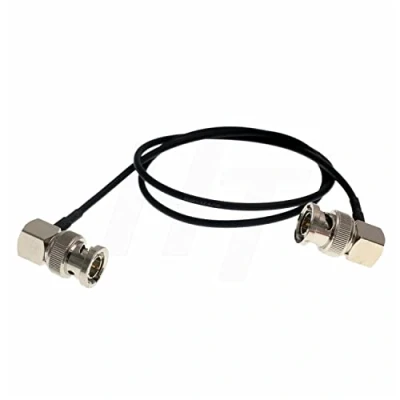 Image of HangTon 3G HD SDI BNC Video Coaxial Cable for Teradek Atomos Portkeys ALEXA DSMC2 Camera Monitor Transmitter, Black Shielded RG174 1m