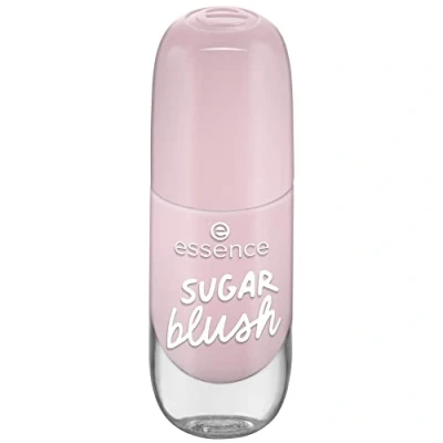 Image of Essence Gel Nail Colour, Polish, No. 05 Sugar Blush, Pink, Express Result, Long Lasting, Natural, Gely, Shiny, No Acetone, Vegan, Microplastic Particles Free (8 ml)