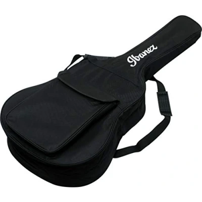 Image of Ibanez IAB101 5mm Padded Acoustic Guitar Bag with Logo Black