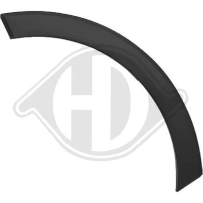 Image of 2366726, KK31V278L01AA5YZ9 Trim /Protection Strip, wing DIEDERICHS 1457163 Left Front black FORD: Transit Mk7 Van, Platform / Chassis