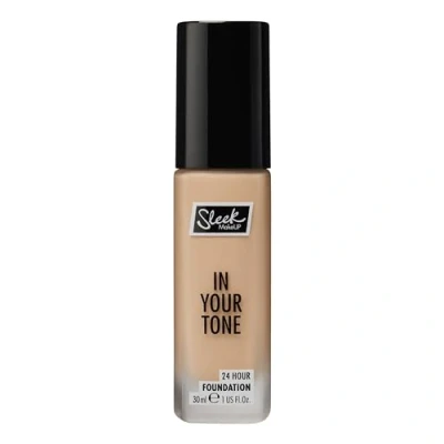 Image of Sleek MakeUP in Your Tone 24 Hour Foundation, Medium Buildable Coverage 30 Shades, Semi Matte Flawless Finish, 4N, 30ml