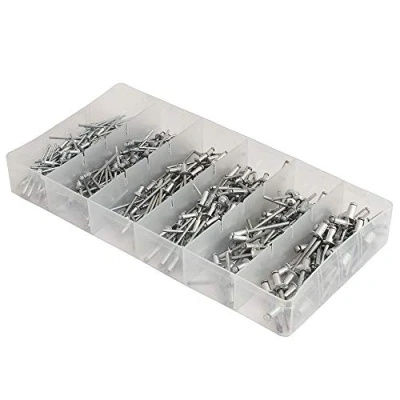 Image of Voche® 320 Piece Assorted Blind Pop Rivets Steel Mandrels and Aluminium Heads with Storage Case