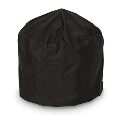 Image of Fire Pit Cover Black (Chimenea Fireplace Outdoor Garden, Patio Terrace Heater Stove Oven Wood Fire) (H50, D66cm)