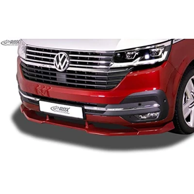 Image of Front spoiler Vario X compatible with Volkswagen Transporter T6 Facelift (T6.1) 2019 (painted &amp; unpainted bumper) (PU)