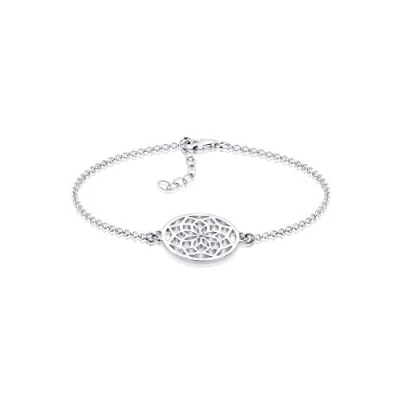 Image of Elli Bracelet Women Dream Catcher Symbol Boho Hippie in 925 Sterling Silver