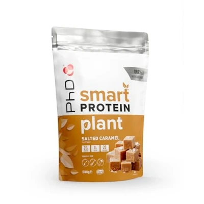 Image of Phd Smart Plant, high Protein Vegan Shake, Ideal for Shakes, Baking and Deserts, Salted Caramel,500g