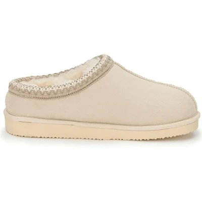 Image of Polar Women s Slippers Faux Suede, Flexible Waterproof Anti Slip Rubber Sole With Memory Foam, Aztec Fluffy Fur Lined Ons, Winter Ladies Walking Shoes for Indoor &amp; Outdoor Beige UK 4