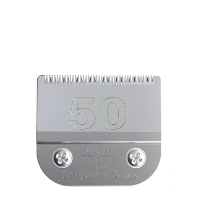 Image of Wahl Competition Blade, Number 50, Full Tooth, Blade Set Animal Clipper, 0.4mm, Replacement Blades, Spare Clipper Pet Spares, Stainless Steel, Rust Resistant, Precise Cutting