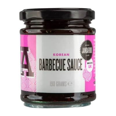 Image of Janda Korean Barbecue Sauce (190g) Made with Gochujang Chilli Paste This Can Be Used as a Stir Fry Sauce, Marinade or Dipping Vegan, Vegetarian and Plant Based in the UK