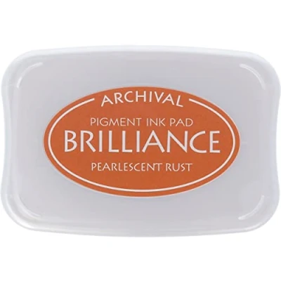 Image of Tsukineko Brilliance Ink Pad, Pearlescent Rust,BIP61