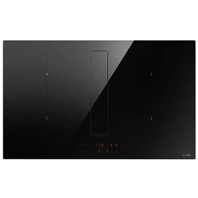 Image of Elica NIKOLATESLA FIT XL BL/A/83 83cm Venting Induction Hob Black Glass For Ducted/Recirculating Ventilation