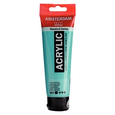Image of Amsterdam Standard Series Acrylic Tube 120 ml Turquoise Green 661 (17096612)
