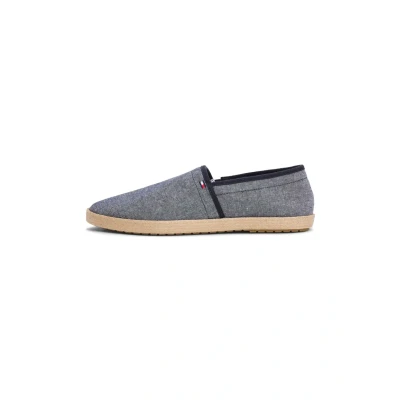 Image of Tommy Hilfiger Chambray Espadrilles, Men&#039;s, Size: 11, Desert sky Textile