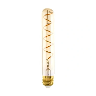 Image of EGLO Tube LED bulb E27 4W T30 1,600K Filament amber
