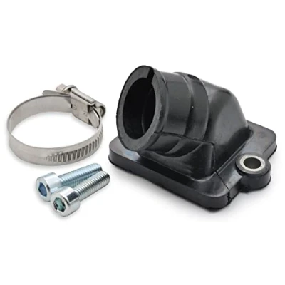 Image of Easyboost Original Type Intake Pipe 12 to 21 mm for Piaggio AC LC Typhoon Zip NRG Carburettor 14 16 44.5 19