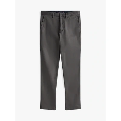 Image of Tommy Hilfiger Men’s Core Denton 1985 Pima Cotton Chinos, Grey (Dark Ash), 31W/30L