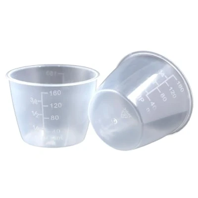 Image of JasperKino 2 Pcs Rice Measuring Cups Non Stick Mixing Clear Graduated for Cooker