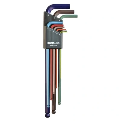 Image of Bondhus 69699 Ball End L Wrench Set, Multi Colour