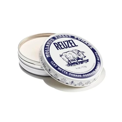 Image of Reuzel Clay Matte Pomade, Hair Holding Wax For Men, 113 g