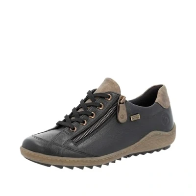 Image of Remonte Women&#039;s R1402 Lace up, Black, 6 UK