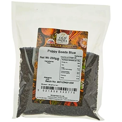 Image of Old India Poppy Seeds Blue 250g