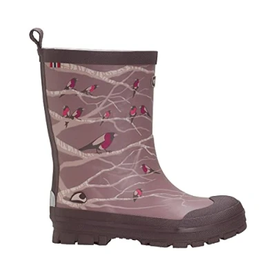 Image of Viking Jo​l​l​y​ Pr​i​n​t​ Th​e​r​m​o​ Rain Boot Unisex Kids, Dusty Pink, 11.5 UK