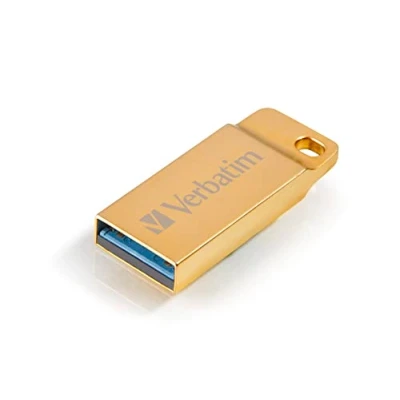 Image of Verbatim Metal Executive USB 3.0 Drive 64 GB, Stick, Water and Dustproof, 80 MB/s Reading, 25 Writing, gold, GB 99106