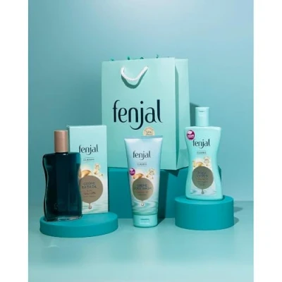 Image of Fenjal Bath and Body Bundle Creme Oil 125 ml Classic Wash 200 Lotion