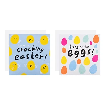 Image of Hallmark Charity Easter Cards Pack 10 in 2 Colourful Designs