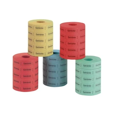 Image of Herlitz 791780 Drink Tickets 5 x 1000 Tearable Assorted by Colour