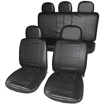 Image of UKB4C Leatherette Full Set Front &amp; Rear Car Seat Covers for Vauxhall Meriva All Models