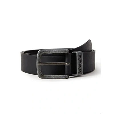 Image of Wrangler Stitched BELT Belt, Men&#039;s, Size: 34&quot;, Black