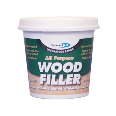 Image of Bond It All Purpose 1 Part Wood Repair Ready Mixed Filler White 250ml Solvent Fr Tough Durable Polyester Resin for Permanently