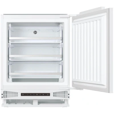 Image of Hoover HUSE68EWKP Integrated Undercounter Freezer 95L Total Capacity, White, E Rated