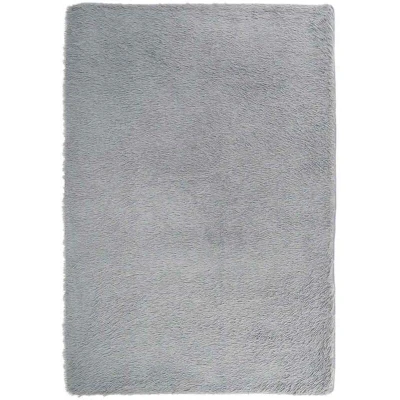 Image of vidaXL Shaggy Rug High Pile NAVARRA Light Grey 200x290 cm Polyester